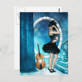 Jazz Dancer Postkarte (Vorne/Hinten)