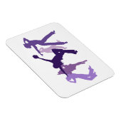 Jazz Dancers Illustration Magnet (Rechte Seite)