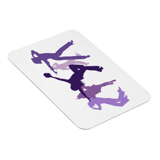 Jazz Dancers Illustration Magnet (Rechte Seite)