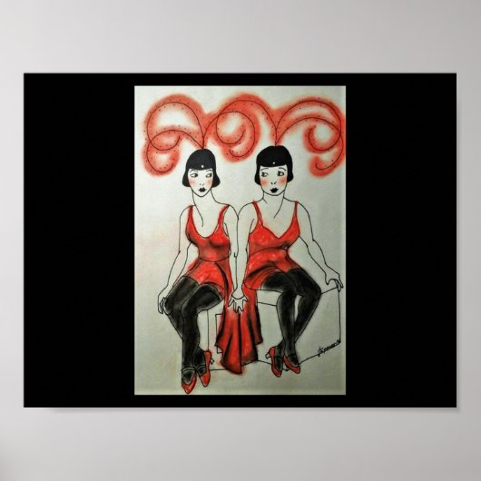 Jazz Dancers of the Roaring '20s! Poster (Vorne)