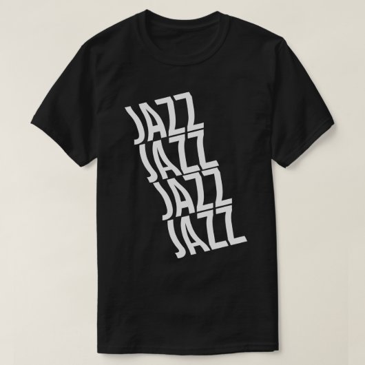 Jazz-Design T-Shirt (Design vorne)