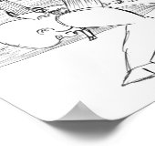 Jazz (Detail) Poster (Ecke)