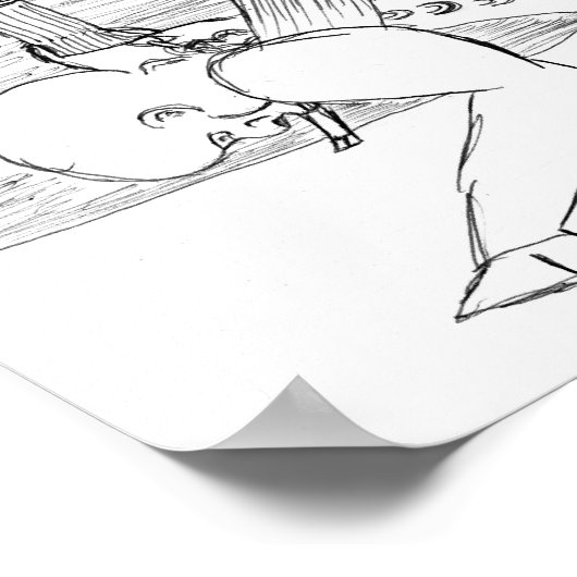 Jazz (Detail) Poster (Ecke)