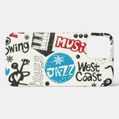 Jazz Doodle: Eclectic Music Mix Case-Mate iPhone Hülle (Rückseite (Horizontal))