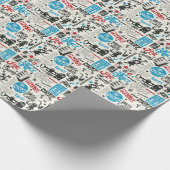 Jazz Doodle: Eclectic Music Mix Geschenkpapier (Ecke)