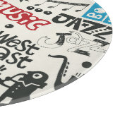 Jazz Doodle: Eclectic Music Mix Schneidebrett (Ecke)