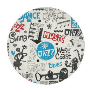 Jazz Doodle: Eclectic Music Mix Schneidebrett