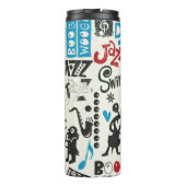 Jazz Doodle: Eclectic Music Mix Thermosbecher (Rückseite)