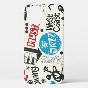 Jazz Doodle: Eklektischer Musikmix Case-Mate iPhone Hülle