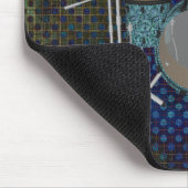 Jazz Drum Kit - Custom Green Drums - Mousepad (Ecke)