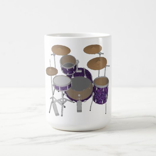 Jazz Drum Kit: Custom Violet Drums Set: Tasse (Mittel)