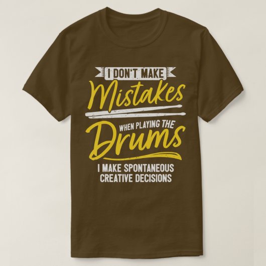 Jazz Drummer Free Drummer Drums Schlagzeug Improv T-Shirt (Design vorne)