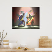 Jazz Duel Poster (Küche)