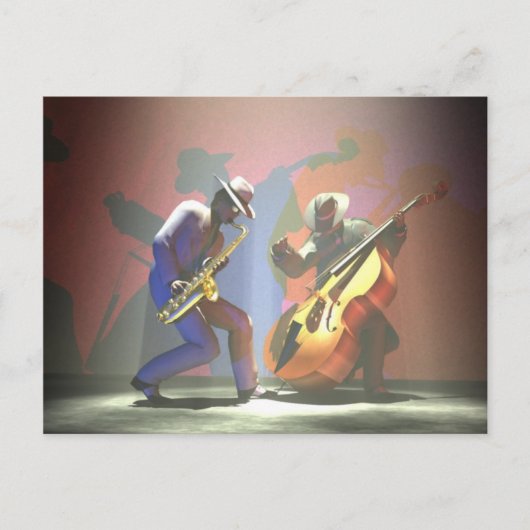 Jazz Duel Postkarte (Vorderseite)