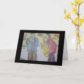 JAZZ DUO KARTE (Gelbe Blume)