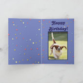 "Jazz Ears" & "Jazz Hands" on Funny Birthday Card Karte (Innenseite)
