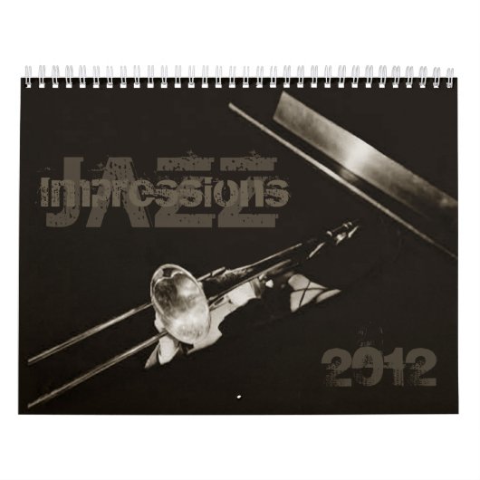 Jazz-Eindrucks-Musiker-Musik-Jazz-Band Kalender (Titelbild)