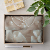 Jazz Era Lady mit Blumenschmuck Seidenpapier (Geschenk)