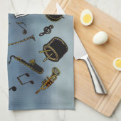 Jazz es oben küchentuch (Viertel Falte)