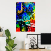 Jazz Explosionspopster Poster (Heimbüro)