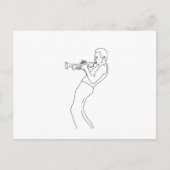 Jazz Feiertagspostkarte (Vorderseite)