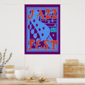 Jazz Fest 2011 Gitarre Poster (Küche)
