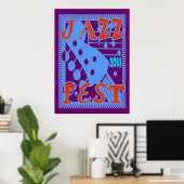 Jazz Fest 2011 Gitarre Poster (Heimbüro)