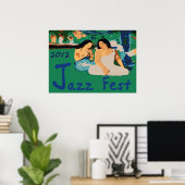Jazz Fest 2012, am Baum sitzen Poster (Heimbüro)