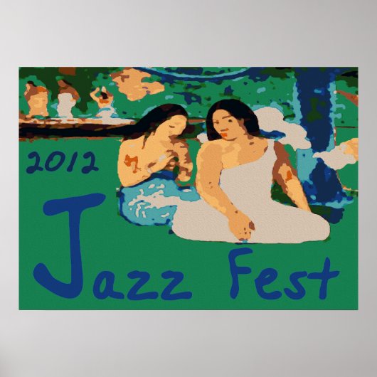 Jazz Fest 2012, am Baum sitzen Poster (Vorne)