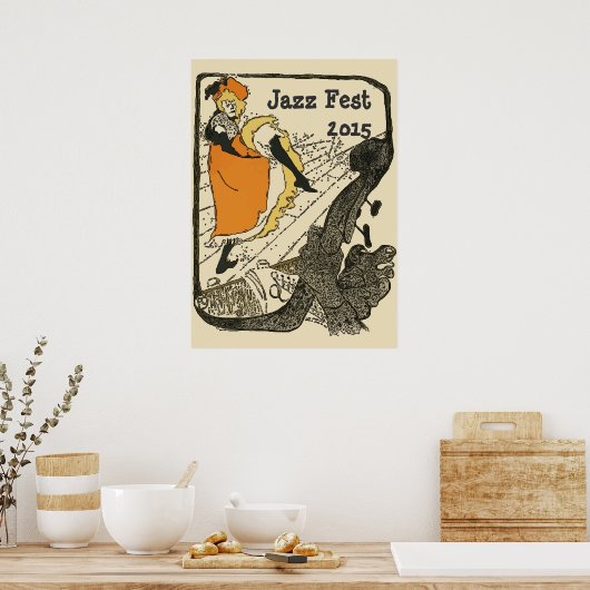 Jazz Fest 2015 Poster (Küche)