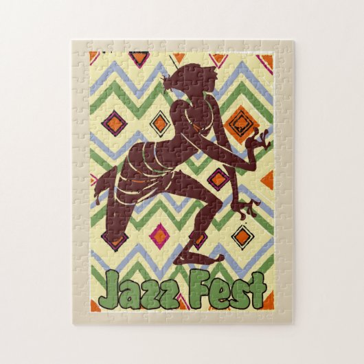 Jazz Fest Abstrakt Dancer Puzzle (Vertikal)