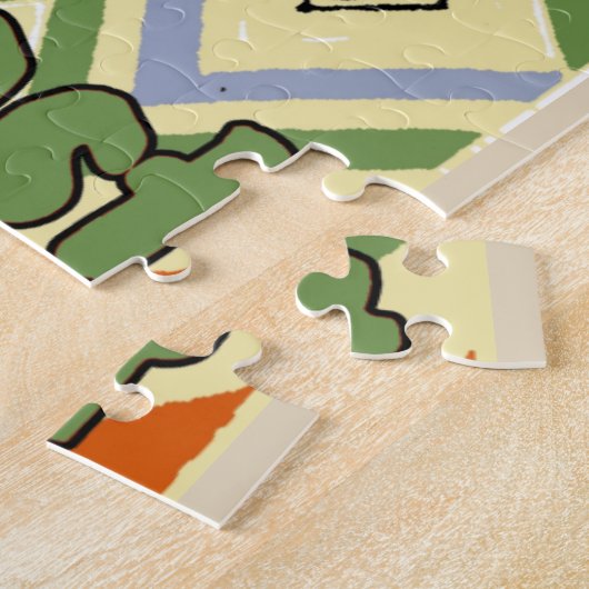 Jazz Fest Abstrakt Dancer Puzzle (Seite)