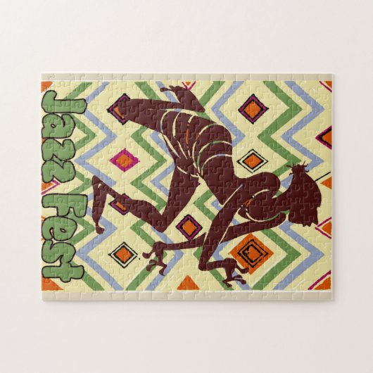 Jazz Fest Abstrakt Dancer Puzzle (Horizontal)