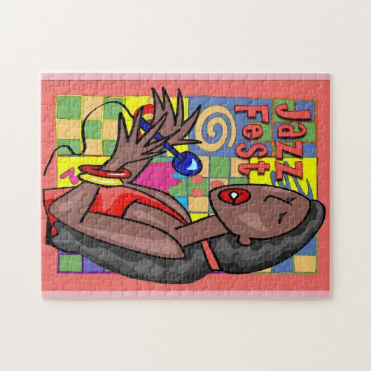 Jazz Fest Abstrakt Singer Puzzle (Horizontal)