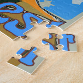 Jazz Fest Abstrakte Musikinstrumente Puzzle (Seite)