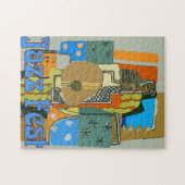 Jazz Fest Abstrakte Musikinstrumente Puzzle (Horizontal)