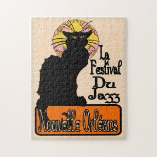 Jazz Fest Abstrakte Musikinstrumente Puzzle