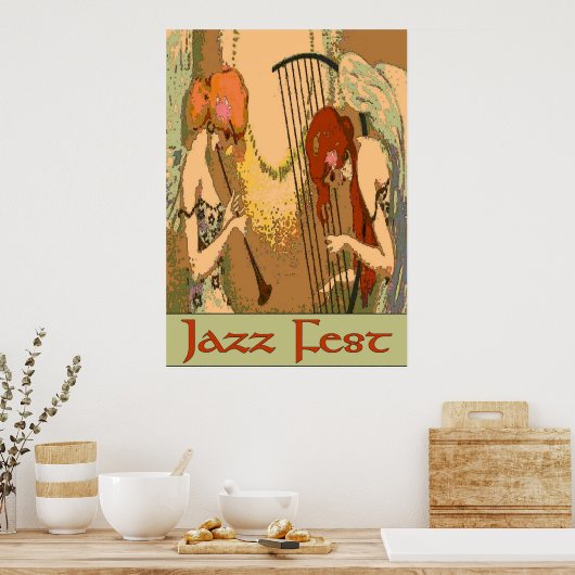 Jazz Fest Angels Poster (Küche)