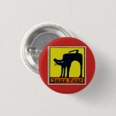 Jazz fest Black Cat fügen Sie Text, Button (Vorne & Hinten)