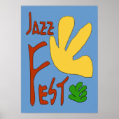 Jazz Fest Blätter Poster (Vorne)