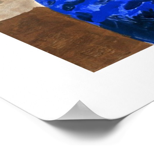 Jazz Fest Blues Singer Poster (Ecke)