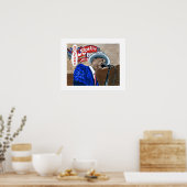 Jazz Fest Blues Singer Poster (Küche)