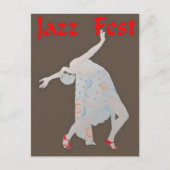 Jazz Fest Dancer 3 Postkarte (Vorderseite)
