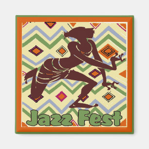 Jazz Fest Dancer zu Magnet