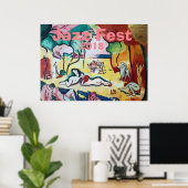 Jazz Fest Du Jardin 2018, Text bearbeiten Poster (Heimbüro)