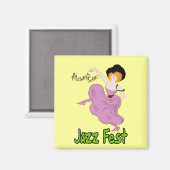 Jazz Fest Follies Magnet (Vorderseite/Rückseite)
