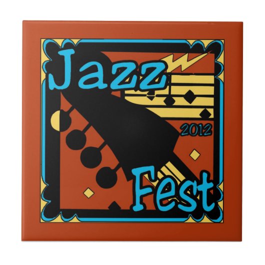Jazz Fest Guitar 2012 Fliese (Vorderseite)