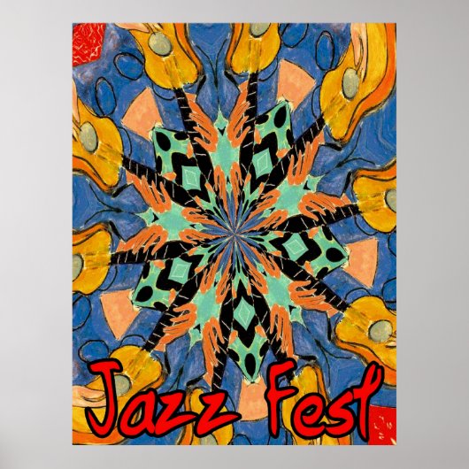 Jazz Fest Guitars 2 Poster (Vorne)