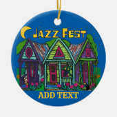 Jazz Fest Houses Keramik Ornament (Vorne)