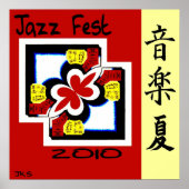 Jazz Fest Kanji Poster (Vorne)